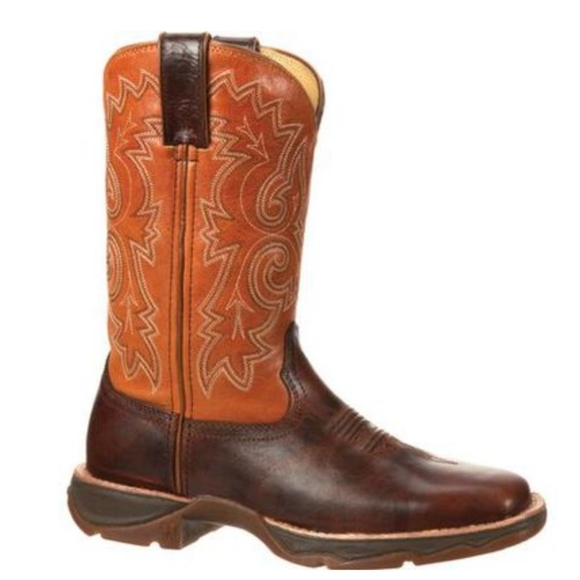 Ramped Up Lady Rebel by Durango Women's Western Boot Size 11 Brown Tan DWRD034 - Picture 1 of 10
